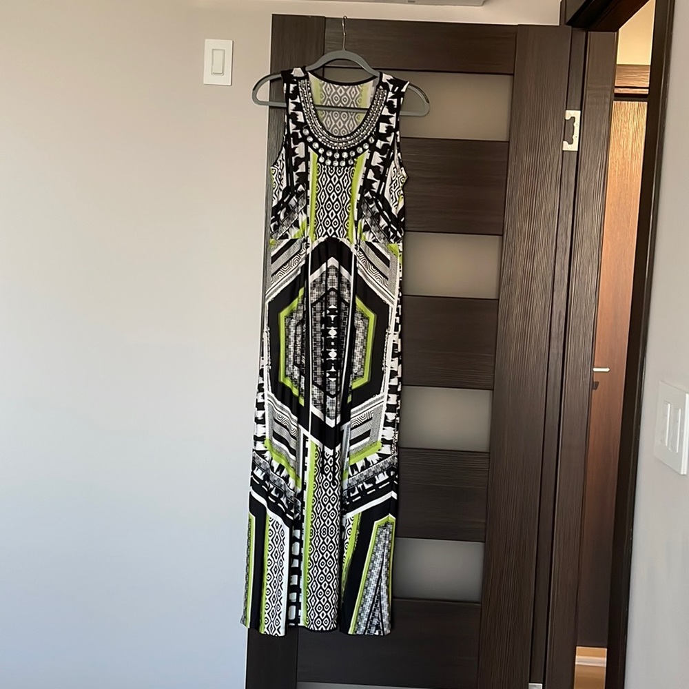 INC International Concepts Long Summer Dress Petite Medium